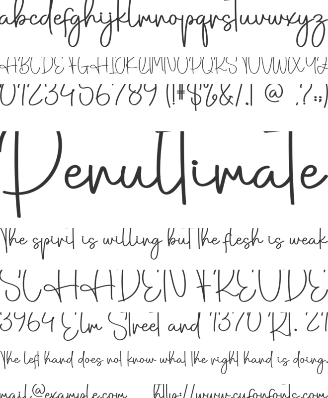 Christmas Greetings font preview