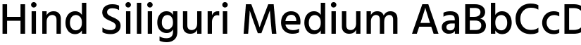 Hind Siliguri Medium font