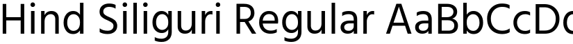 Hind Siliguri Regular font