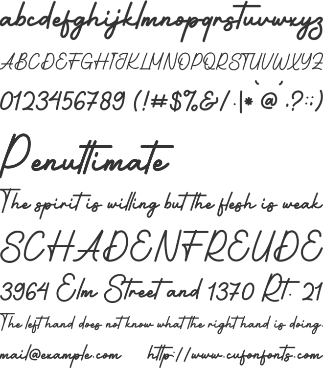 Brutherhud font preview