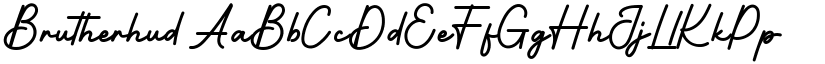 Brutherhud font