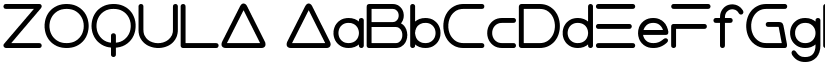 ZOQULA font