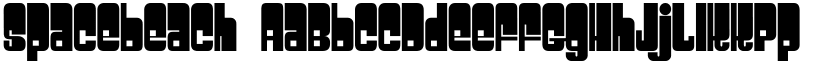 Spacebeach font