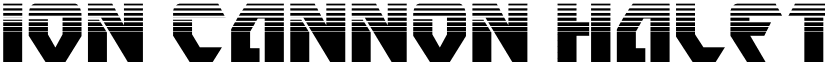 Ion Cannon Halftone font