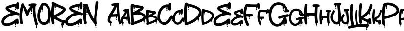 EMOREN font