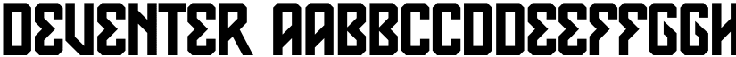 Deventer font