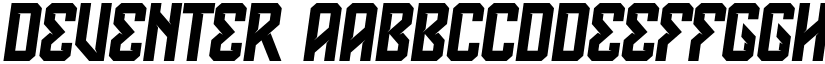 Deventer font