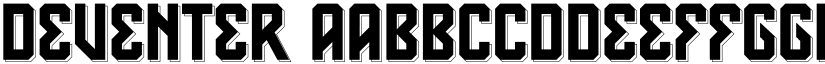 Deventer font