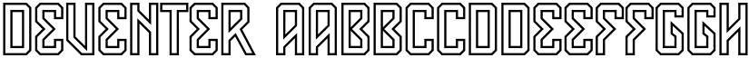 Deventer font