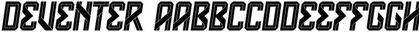 Deventer font