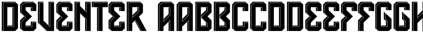 Deventer font