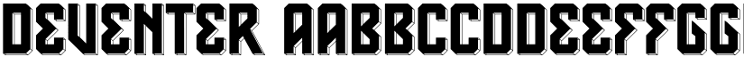 Deventer font