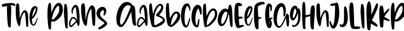 The Plans font
