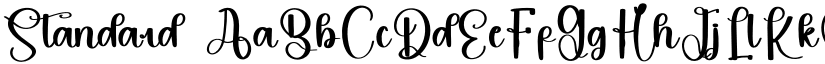 Standard font