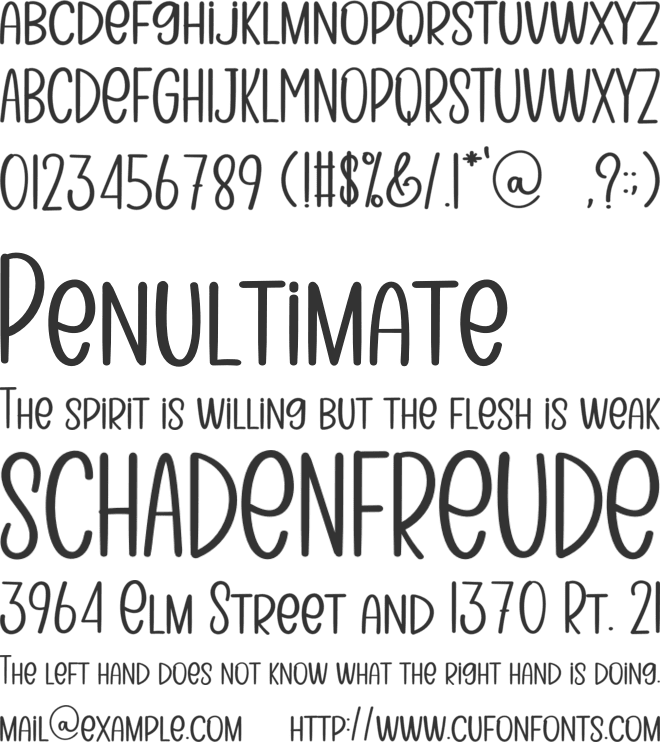 LUBRICANTS font preview