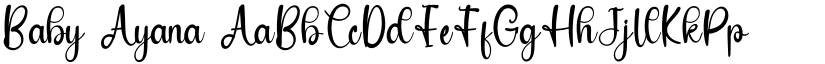 Baby Ayana font