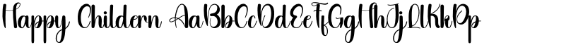 Happy Childern font