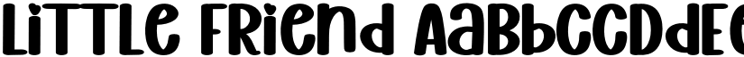 Little Friend font