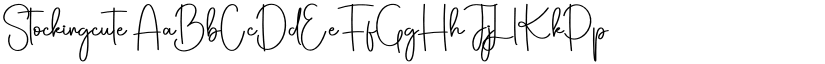 Stockingcute font