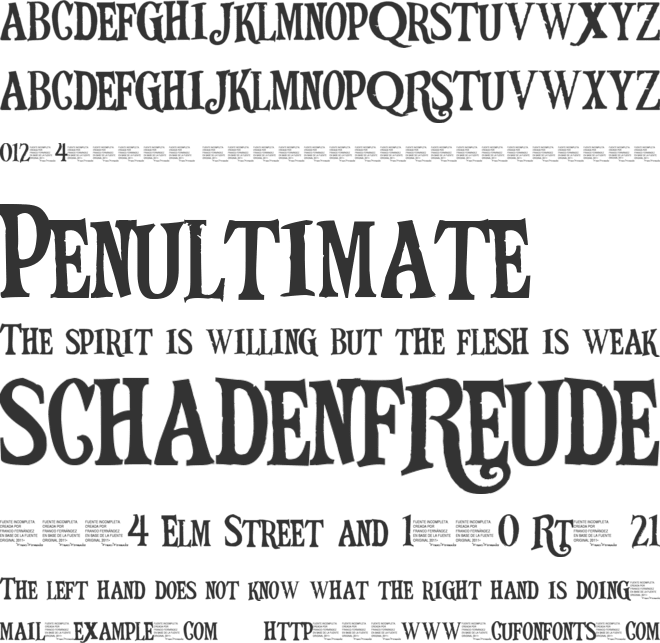 RangoMovieFont font preview