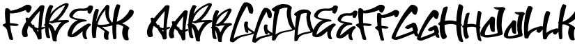 FABERK font