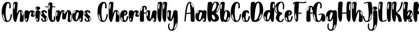 Christmas Cherfully font