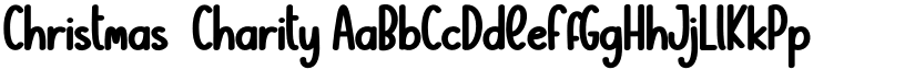 Christmas  Charity font