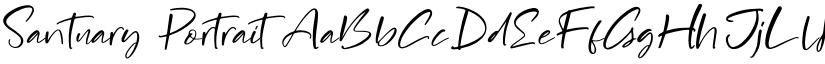 Santuary Portrait font