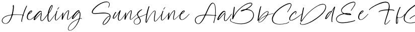 Healing Sunshine font