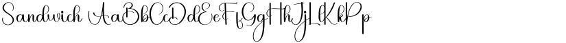 Sandwich font