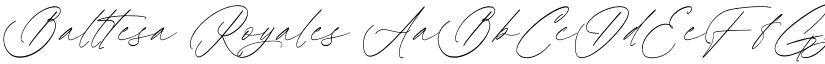 Balltesa Royales font