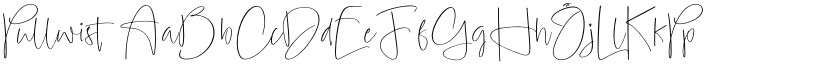 Pullwist font