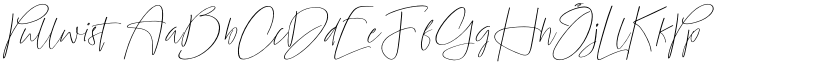 Pullwist font