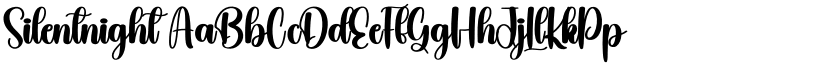 Silentnight font