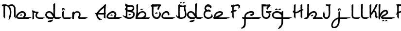 Mardin font