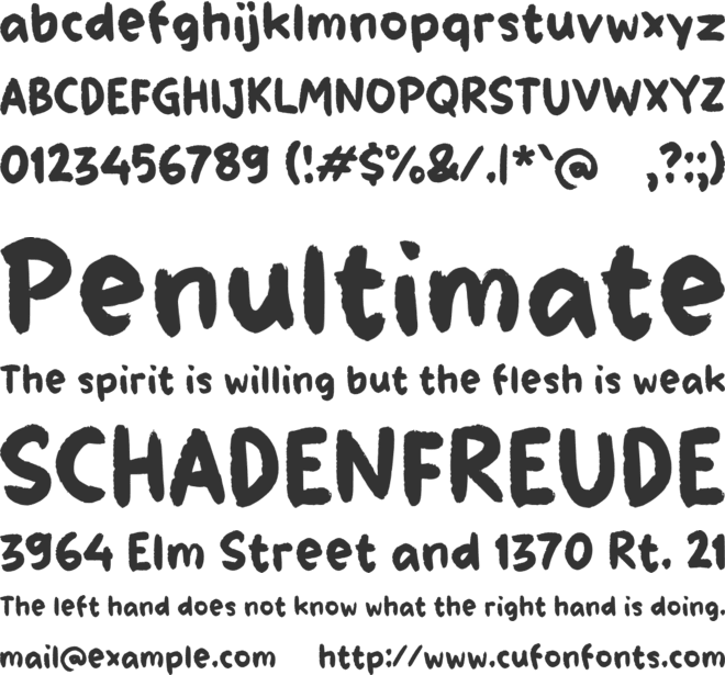 Ultra Champion font preview