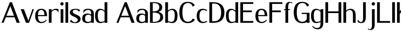 Averilsad font