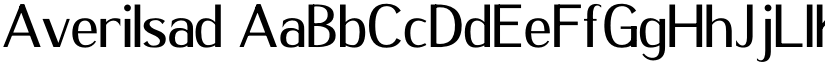 Averilsad font