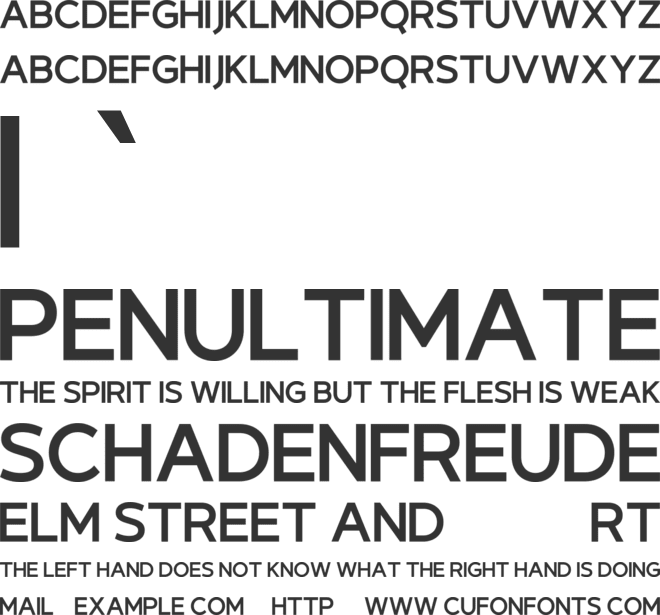 Herbelle font preview