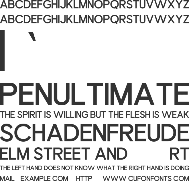 Violetsky font preview