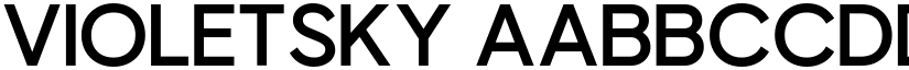 Violetsky font