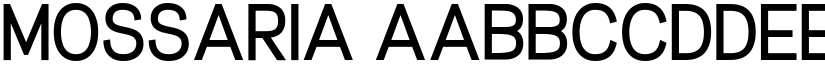 Mossaria font