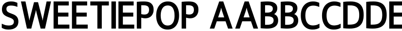 Sweetiepop font