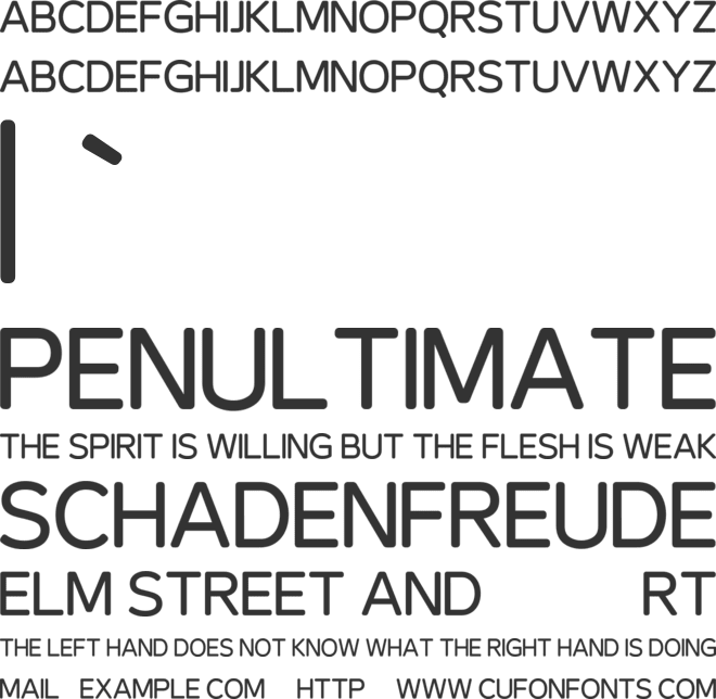 Marshmella font preview