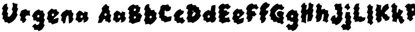 Urgena font
