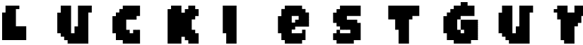 LuckiestGuybit font download