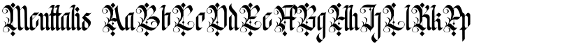 Menttalis font