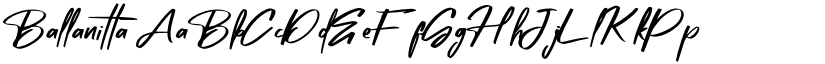 Ballanitta font