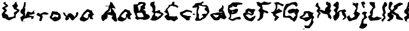 Ukrowa font
