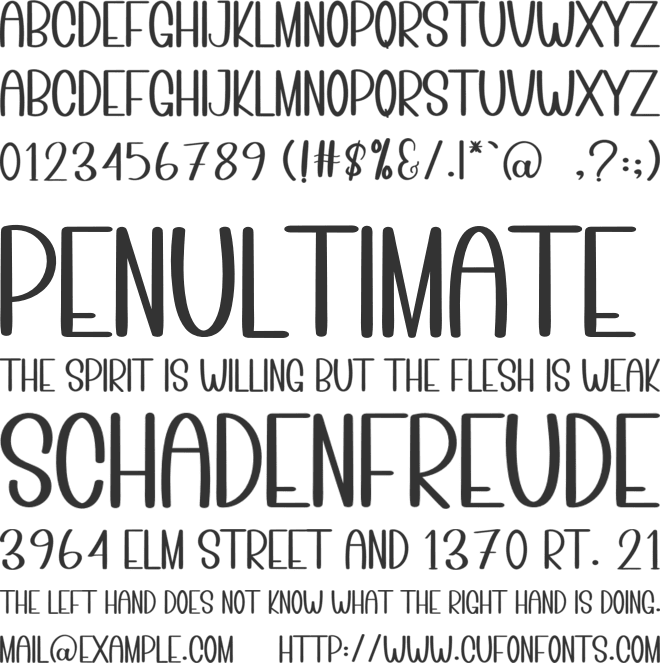 Smile Girly font preview